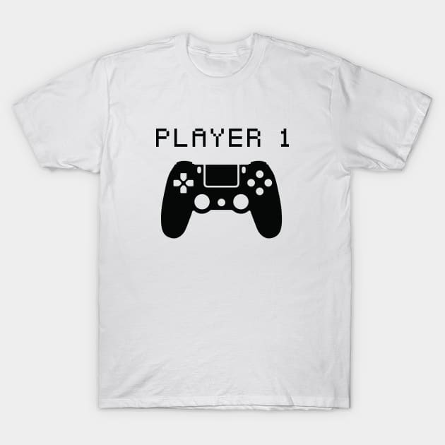 Player 1 T-Shirt by scaredmuffin